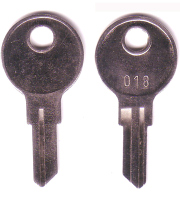 Hook 2108: Sterling KB018 - Keys/Cylinder Keys- General