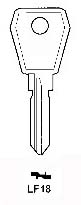 L & F LF18 Hook 2117 - Keys/Cylinder Keys- General