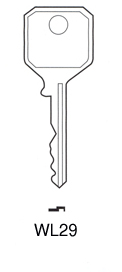 Hook 5227 window lock key jma = KWL7....hd = WL29 - Keys/Window Lock Keys