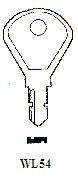 Hook 5236 window lock key jma = KWL24....hd = WL54 SARACEN