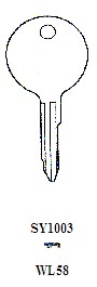 Hook 5239 window lock key jma = KWL33....hd = WL58 STREBOR - Keys/Window Lock Keys