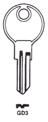 Hook 814: Guard GD3 Out of stock march 2014 - Keys/Cylinder Keys- General
